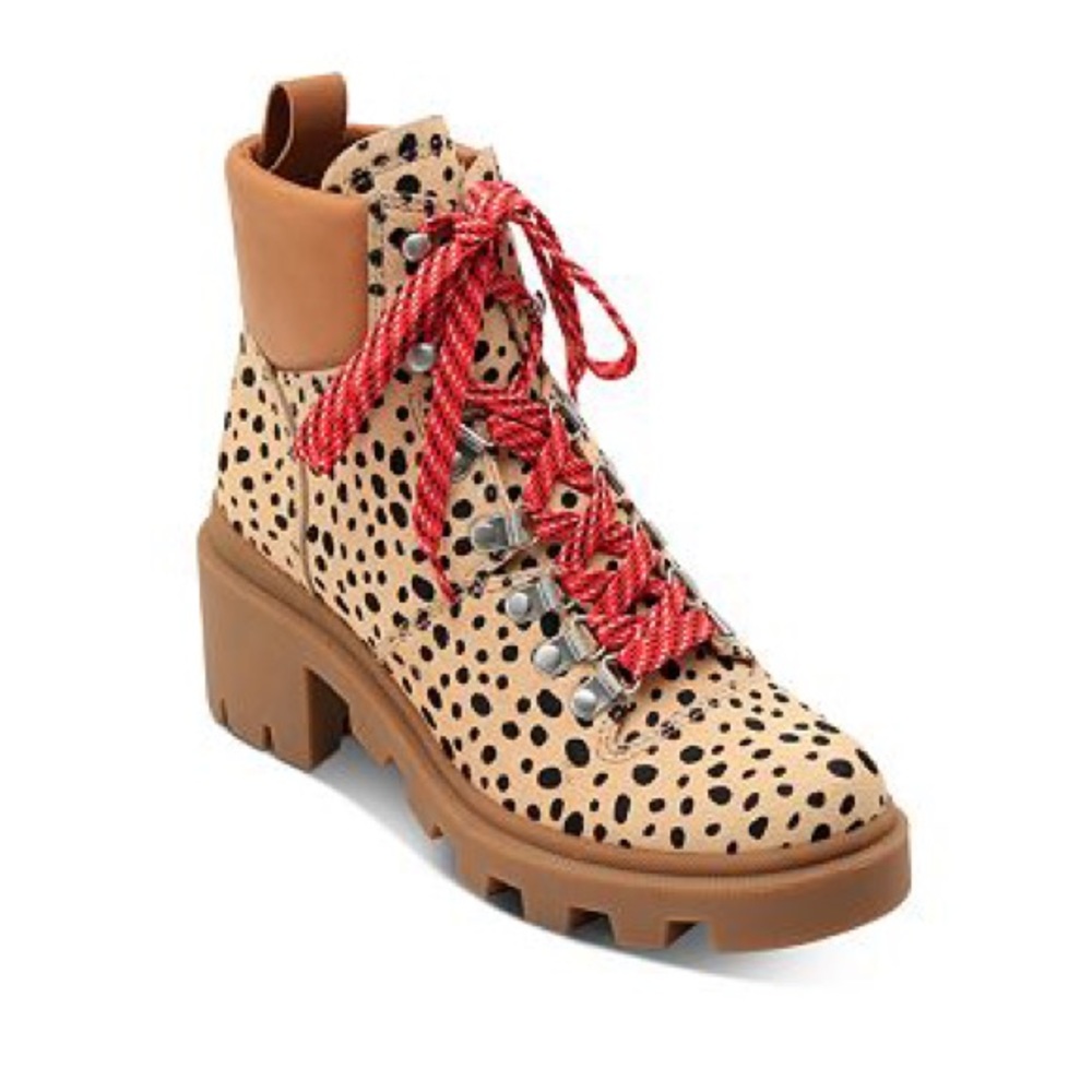 Dolce Vita Whitny Boots in Calf Hair Leopard